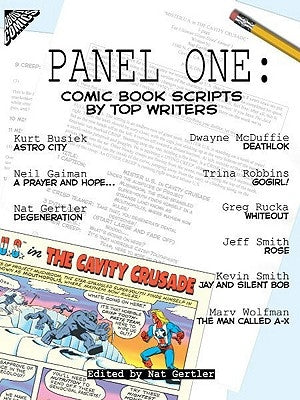 Panel One: Comic Book Scripts by Top Writers Paperback About Comics