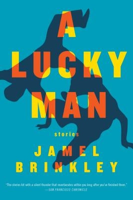 Cover image of "A Lucky Man: Stories" by Graywolf Press, featuring a book with a dark and textured cover design.