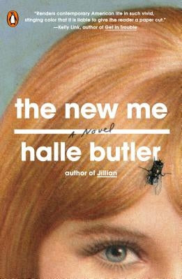 Paperback copy of "The New Me" by Penguin Books, featuring the book cover with title and author on a plain background.