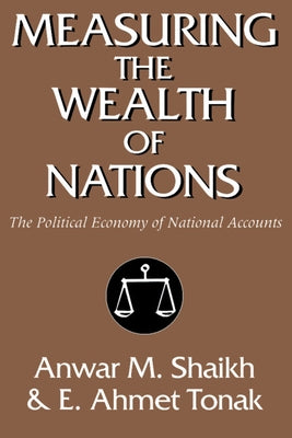 Paperback book titled "Measuring the Wealth of Nations: The Political Economy of National Accounts" published by Cambridge University Press.