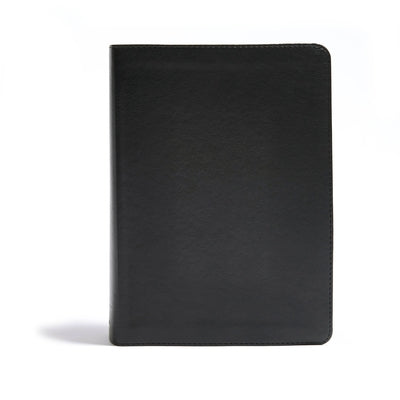 CSB He Reads Truth Bible, Black Leathertouch Indexed: Black Letter, Wide Margins, Notetaking Space, Reading Plans, Sewn Binding, Two Ribbon Markers, E Bible Holman Bibles