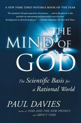 Mind of God: The Scientific Basis for a Rational World Paperback Simon & Schuster