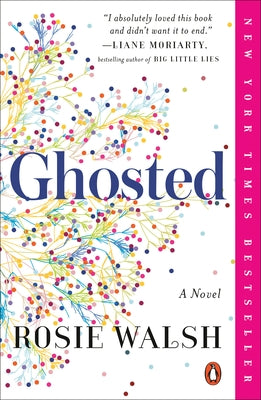 Paperback of Ghosted by Penguin Books, featuring the book cover with title and author details in a close-up image.