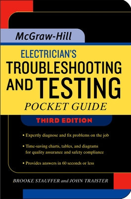Electrician's Troubleshooting and Testing Pocket Guide, Third Edition Paperback McGraw-Hill Companies