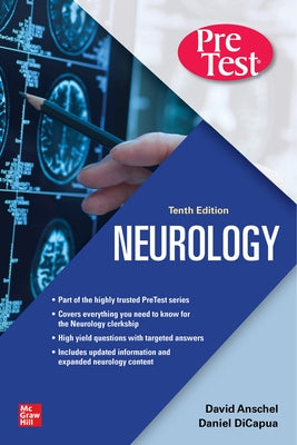 Paperback of Pretest Neurology 10th Edition by McGraw Hill Medical, showing the book cover with title and author details.