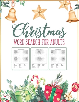Christmas Word Search For Adults: Puzzle Book Holiday Fun For Adults and Kids Activities Crafts Games Paperback Shocking Journals