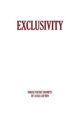 Exclusivity Paperback Lulu.com