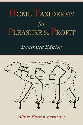 Paperback edition of "Home Taxidermy for Pleasure and Profit" by Martino Fine Books, with illustrated cover design.