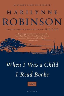 Paperback copy of "When I Was a Child I Read Books" by Picador USA showing the book cover with title and author text.