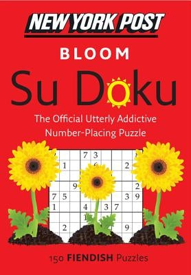 Bloom Su Doku puzzle book by William Morrow & Company, featuring a colorful cover with a Sudoku grid and floral design.