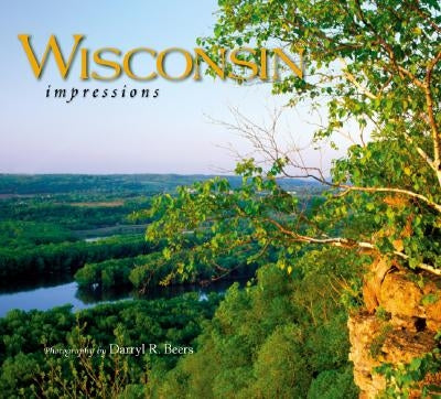 Wisconsin Impressions book by Farcountry Press showing scenic views and landmarks of Wisconsin in a colorful travel guide style.