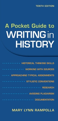 A Pocket Guide to Writing in History Paperback Bedford Books