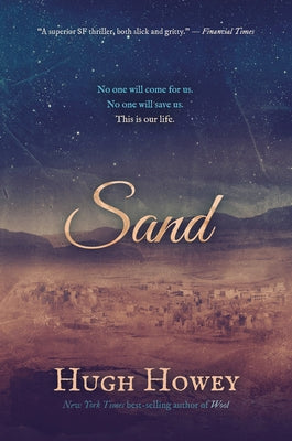 Harper Voyager book cover featuring a sandy desert landscape with warm tones and textured sand dunes.
