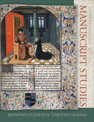 Paperback book titled "Introduction to Manuscript Studies" by Cornell University Press, showing the cover with text and design elements.
