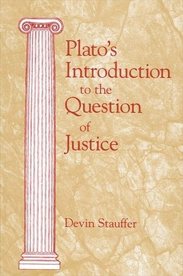 Paperback of Plato's Introduction to the Question of Justice by State University of New York Press, featuring the book cover design.