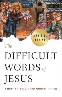 Paperback of "The Difficult Words of Jesus" by Abingdon Press, showing the book cover with title and author's name.