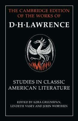 Paperback of Studies in Classic American Literature by Cambridge University Press, featuring a cover with vintage American artwork.