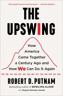 Paperback book titled "The Upswing" by Simon & Schuster, featuring a cover with historical imagery and bold typography.