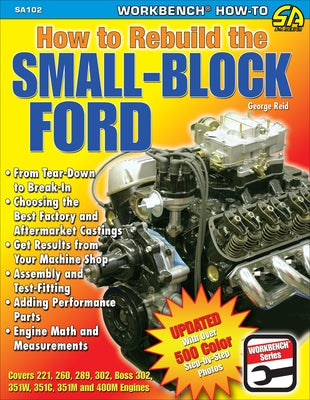 How to Rebuild the Small-Block Ford Paperback Sa Design