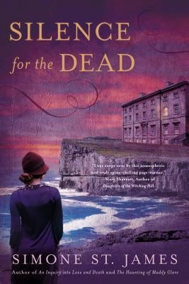Cover image of "Silence for the Dead" book by Berkley Books, featuring dark, atmospheric artwork with haunting imagery.