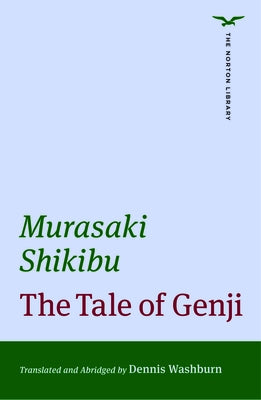 Paperback of The Tale of Genji by W. W. Norton & Company, featuring traditional Japanese art on the cover.