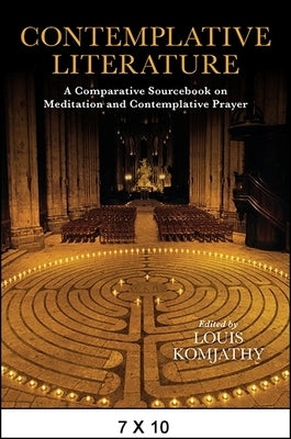 Paperback book titled "Contemplative Literature" by State University of New York Press, featuring a cover with meditative artwork.