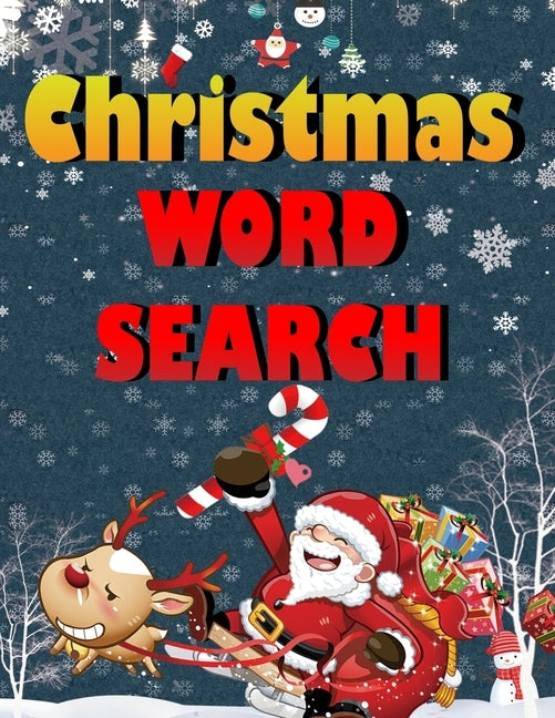 Christmas word search.: Easy Large Print Puzzle Book for Adults, Kids & Everyone for the 25 Days of Christmas. Paperback Independently Published