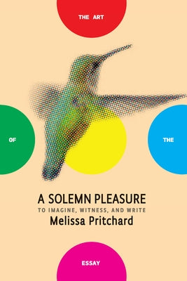 A Solemn Pleasure: To Imagine, Witness, and Write Paperback Bellevue Literary Press