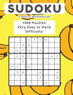 Sudoku A Game for Mathematicians 1000 Puzzles Very Easy to Hard Difficulty Paperback Marick Booster