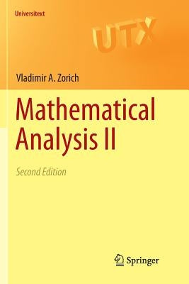 Paperback of Mathematical Analysis II textbook by Springer, showing the front cover with mathematical formulas and title.