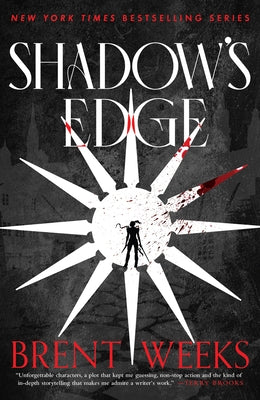 Shadow's Edge paperback book by Orbit featuring a dark fantasy cover with mysterious artwork and bold title text.