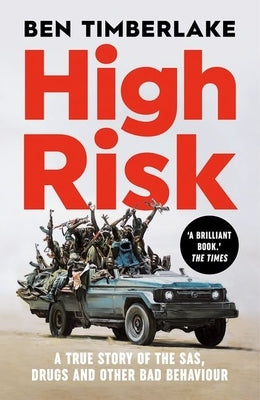Paperback of "High Risk" by Hurst & Co., featuring a cover with a gritty police scene and bold title text.