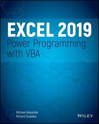 Excel 2019 Power Programming with VBA Paperback Wiley