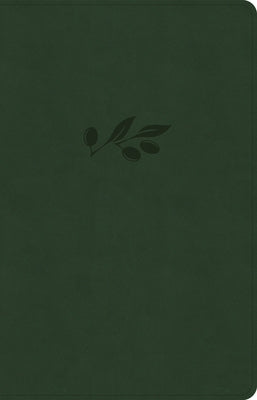 NASB Large Print Thinline Bible, Olive Leathertouch Bible Holman Bibles