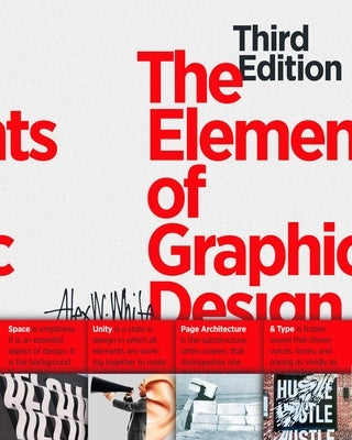 The Elements of Graphic Design: Space, Unity, Page Architecture, and Type Paperback Allworth