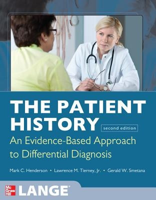 Paperback of The Patient History: Evidence-Based Approach by McGraw Hill Medical, showing the book cover with title and author.