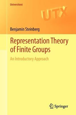 Paperback book titled "Representation Theory of Finite Groups: An Introductory Approach" by Springer, featuring the cover design.