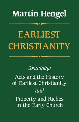Earliest Christianity Paperback SCM Press