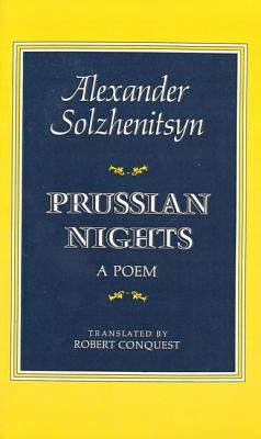 Prussian Nights: Bilingual Edition Paperback Farrar, Straus and Giroux
