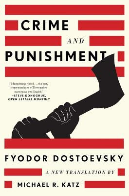 Paperback of Crime and Punishment by Liveright Publishing, featuring a cover design with dark and dramatic artwork.