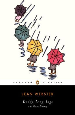 Paperback books titled "Daddy-Long-Legs" and "Dear Enemy" by Penguin Group, featuring colorful cover art.