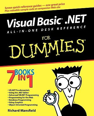 Visual Basic .Net All in One Desk Reference for Dummies Paperback John Wiley & Sons