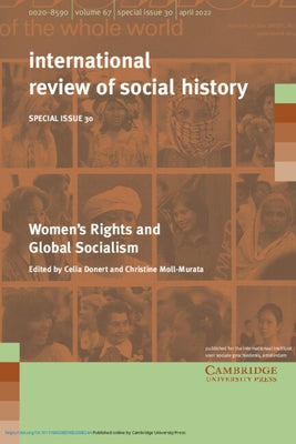 Paperback book titled "Women's Rights and Global Socialism" from Cambridge University Press, featuring a cover with text and design elements.