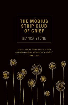 Paperback of The Mobius Strip Club of Grief by Tin House Books, featuring the book cover with abstract artwork.