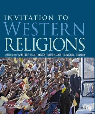 Paperback of Invitation to Western Religions by Oxford University Press, USA, showing the book cover with title and religious symbols.
