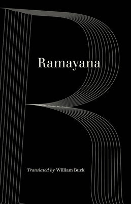 Paperback of Ramayana by University of California Press showing the book cover with traditional artwork and title text.