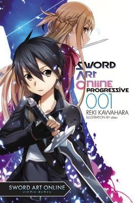 Paperback of Sword Art Online Progressive 1 light novel by Yen On, featuring cover art with character illustrations.