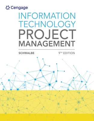 Paperback of Information Technology Project Management by Cengage Learning featuring a cover with a tech-themed design.
