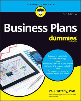Business Plans for Dummies Paperback For Dummies