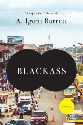 Paperback of Blackass by Graywolf Press, featuring a black cover with white text and artistic design elements.